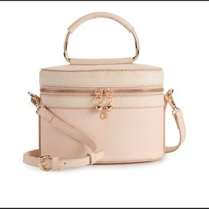 LC LAUREN CONRAD VANITY CASE HANDBAG BLUSH PINK | BRAND NEW WITH TAGS!